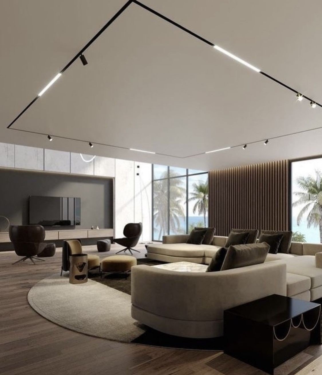 Round Shape Magnetic Track/Lights USE