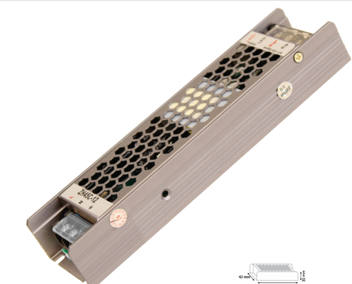 SMPS Ultra Slim Phase Cut+Analogue Dimmer 12V DC